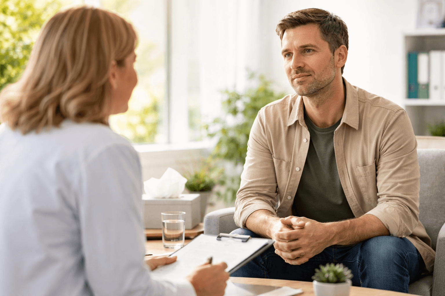 Первое обращение в наркологический центр