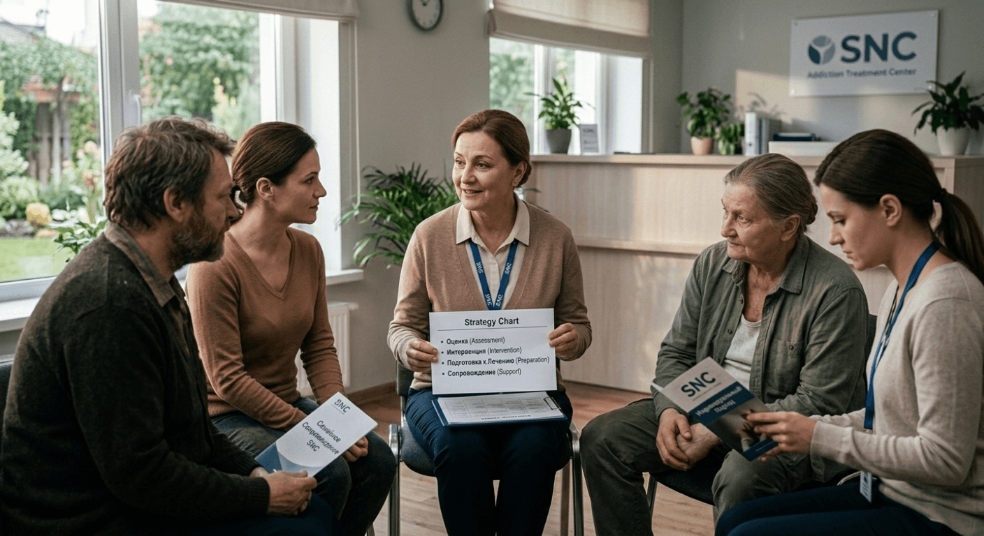 Роль наркологического центра SNC