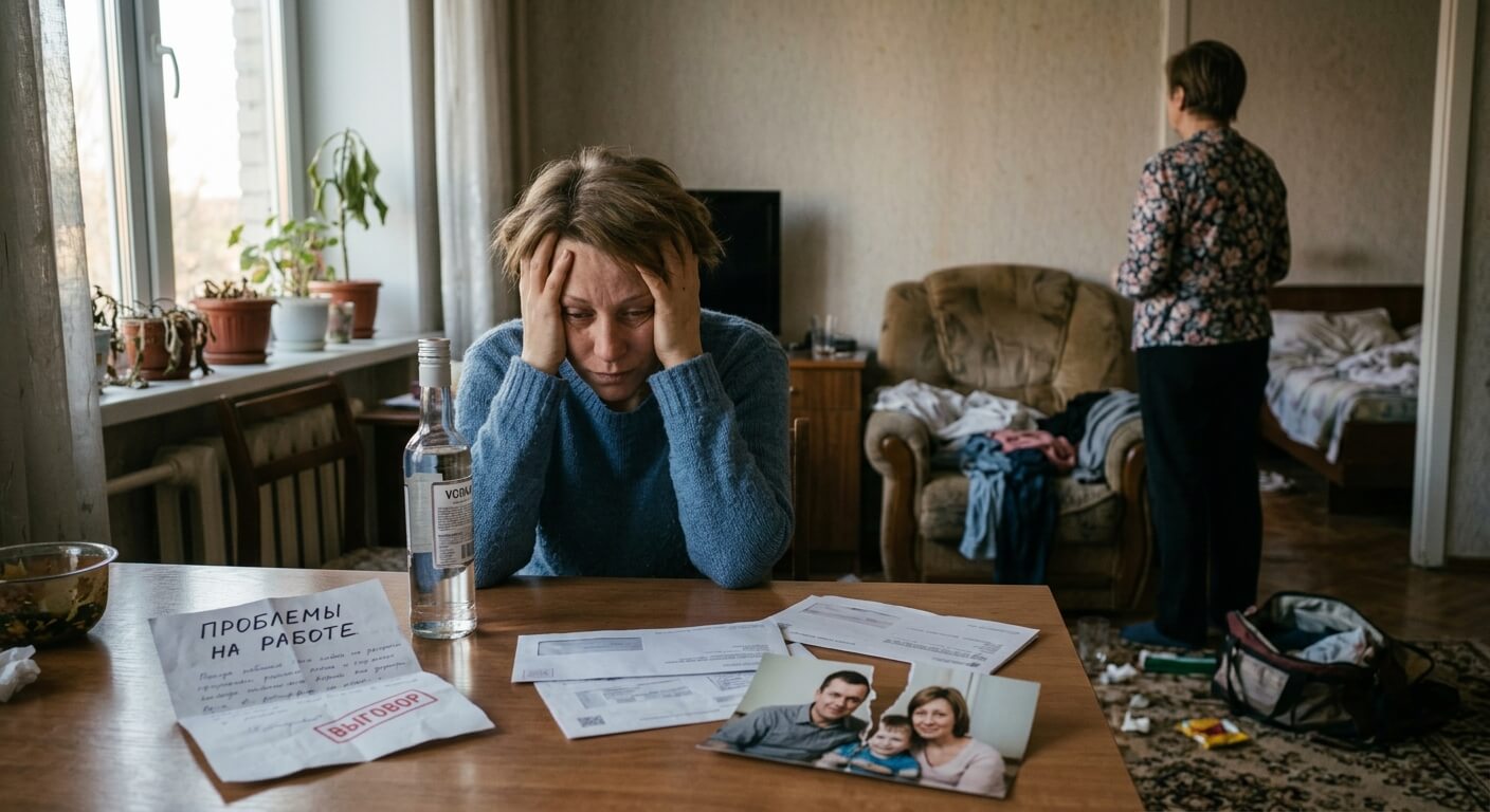 Последствия алкоголизма на разных стадиях